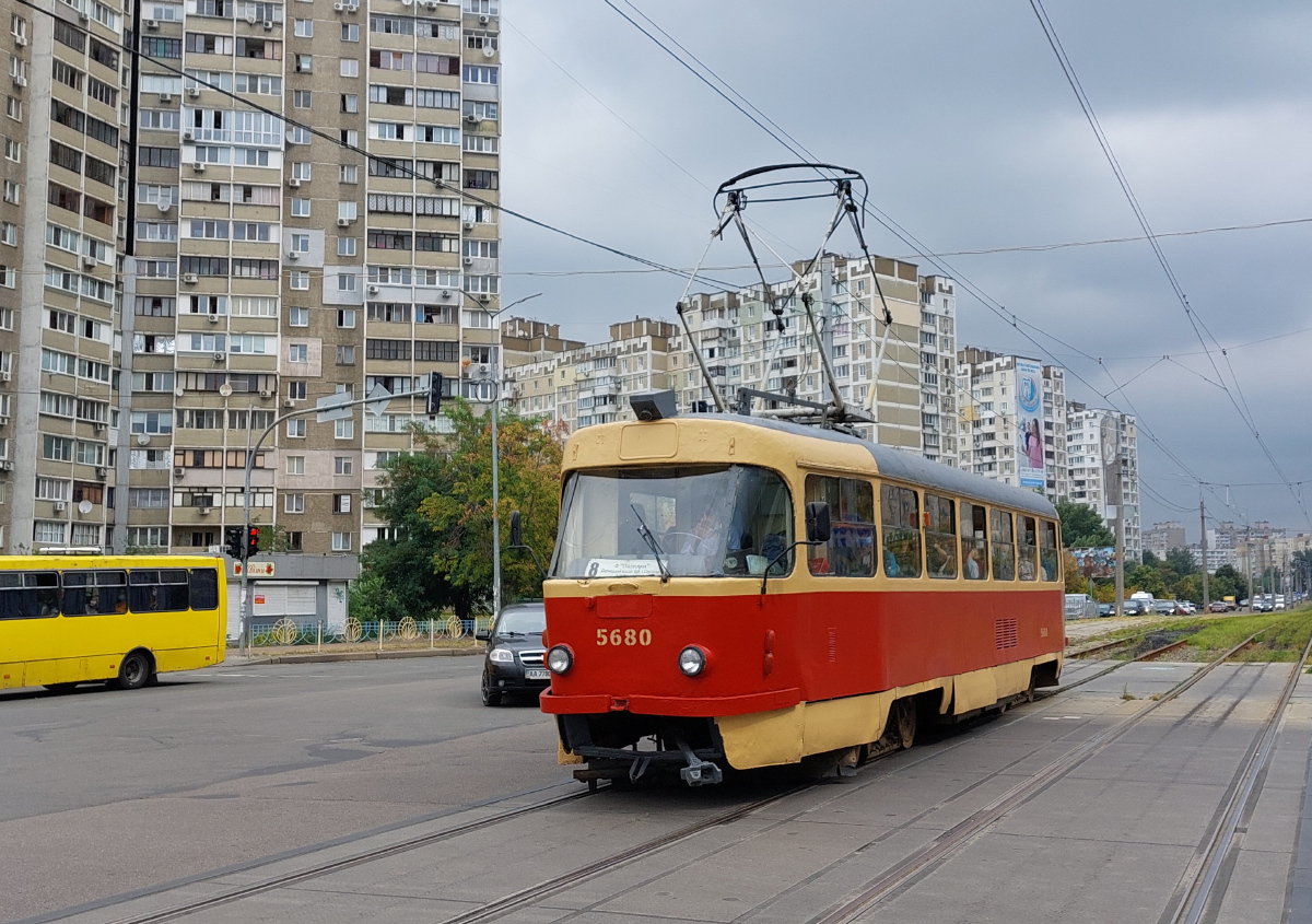 Киев, Tatra T3SU № 5680
