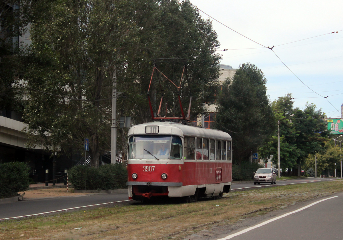Донецк, Tatra T3SU (двухдверная) № 3907