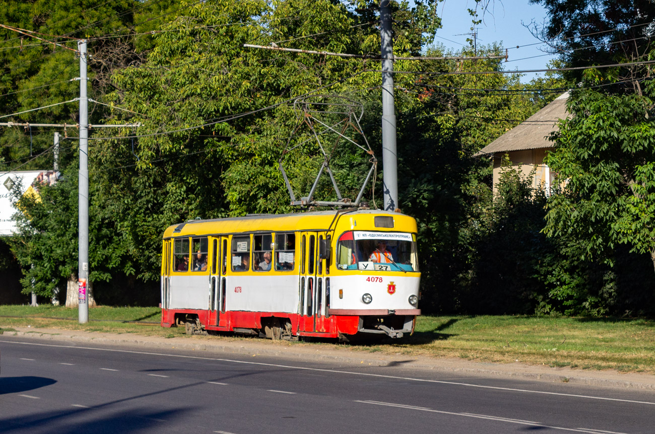 Одесса, Tatra T3R.P № 4078