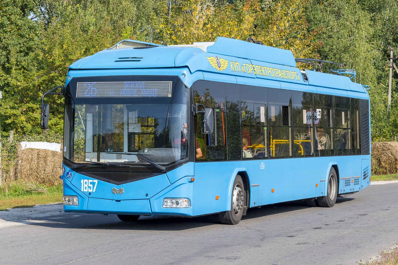 Homiel, BKM 32100D № 1857; Homiel — Traffic on sections using autonomous running