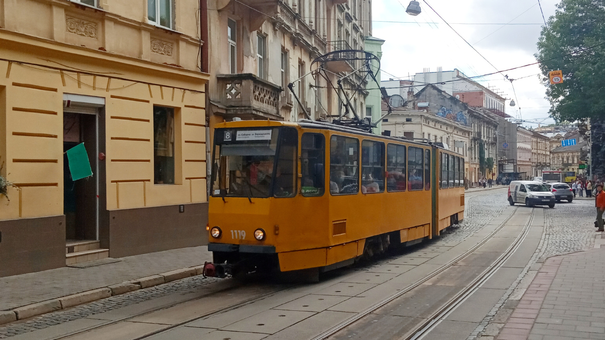 Львов, Tatra KT4SU № 1119