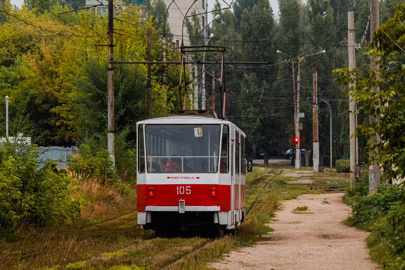 Липецк, Tatra T6B5SU № 105