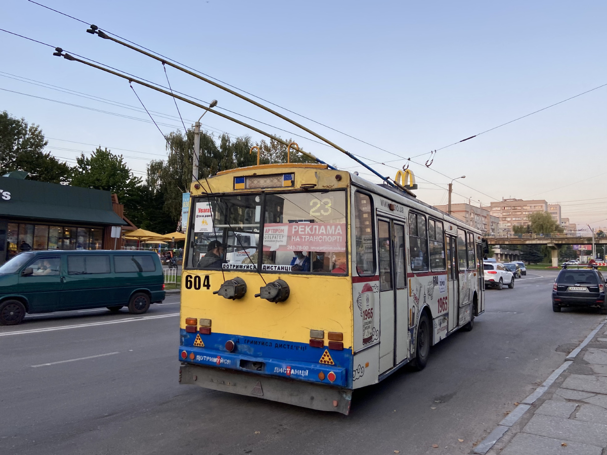 Львов, Škoda 14Tr11/6 № 604