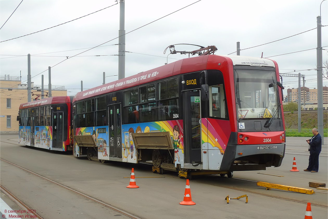 Санкт-Петербург, ЛМ-68М3 № 3504; Санкт-Петербург — Происшествия