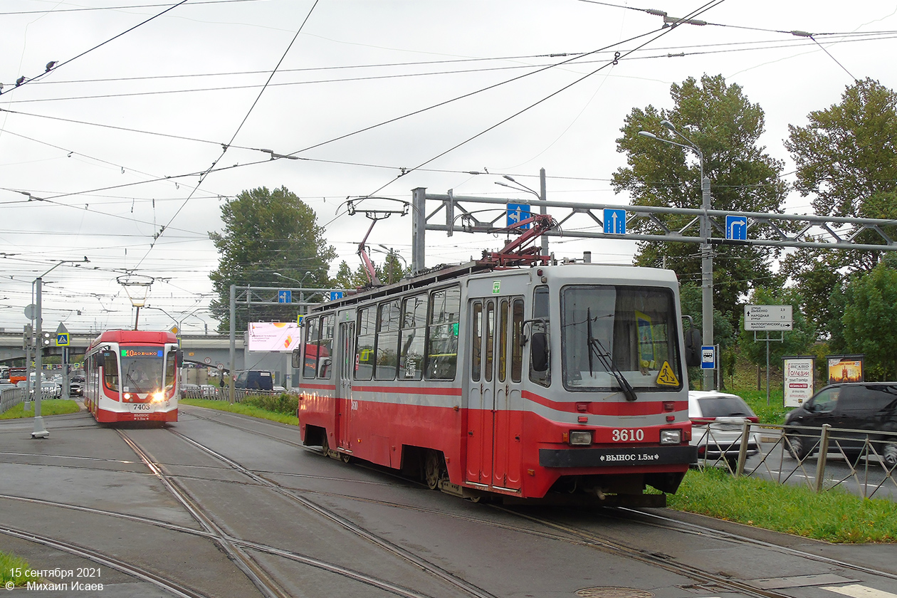 Санкт-Петербург, ТС-77 № 3610