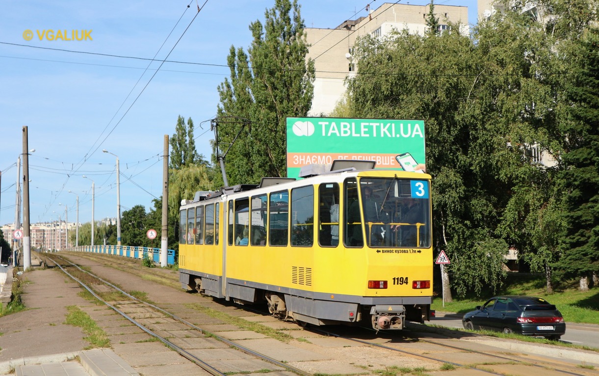 Львов, Tatra KT4DM № 1194
