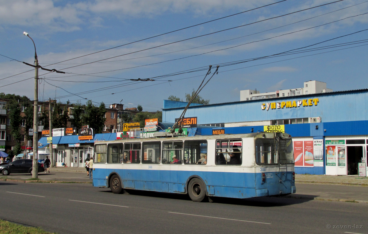 Черкассы, ЗиУ-682В-013 [В0В] № 344