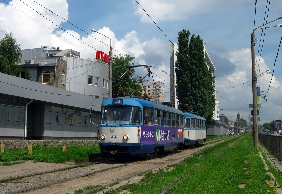 Kharkiv, Tatra T3A N°. 4047