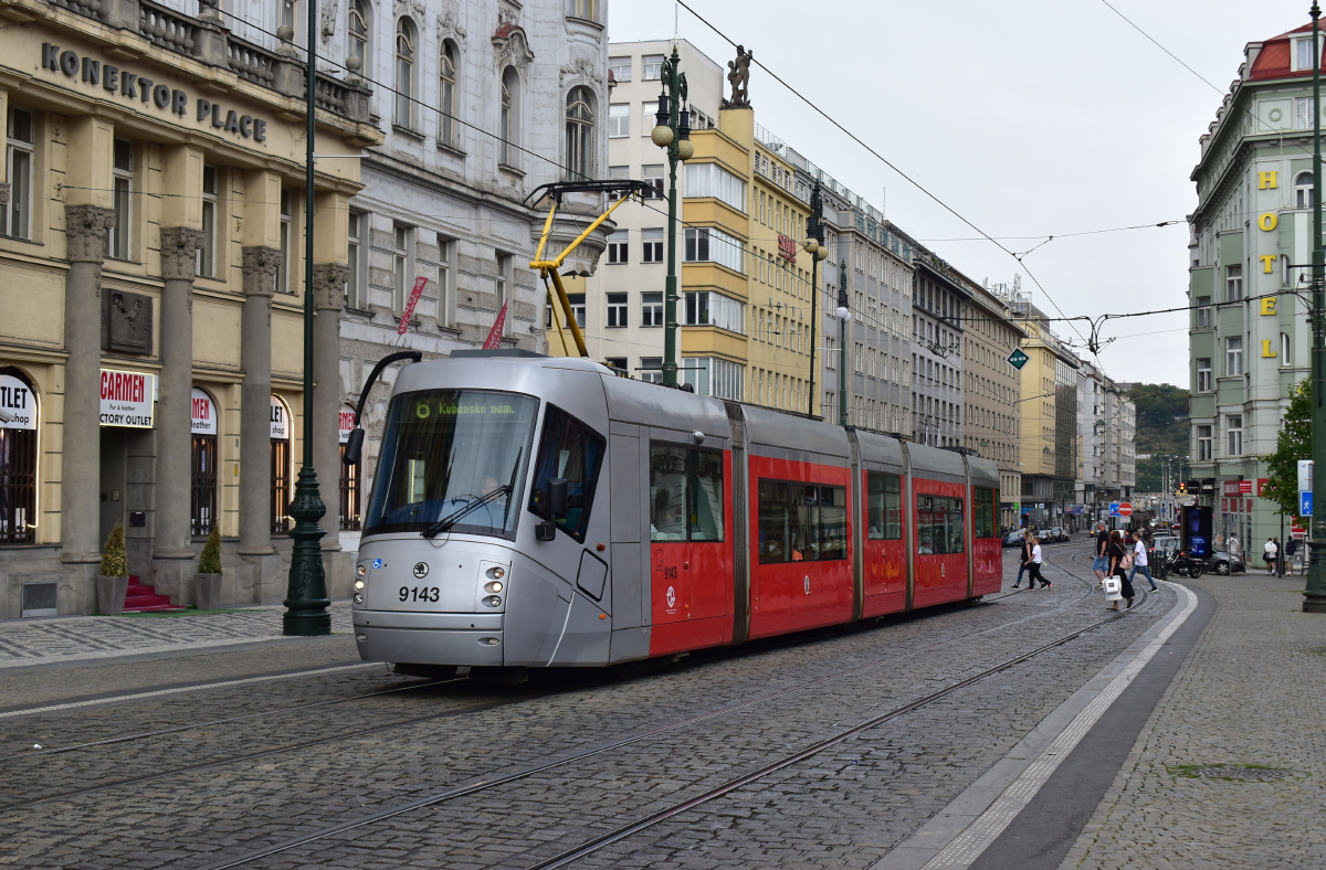 Прага, Škoda 14T Elektra № 9143