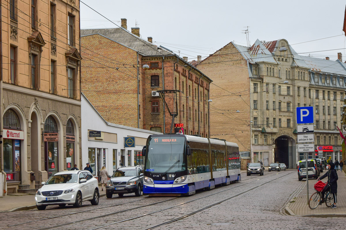 Рига, Škoda 15T ForCity Alfa Riga № 57136