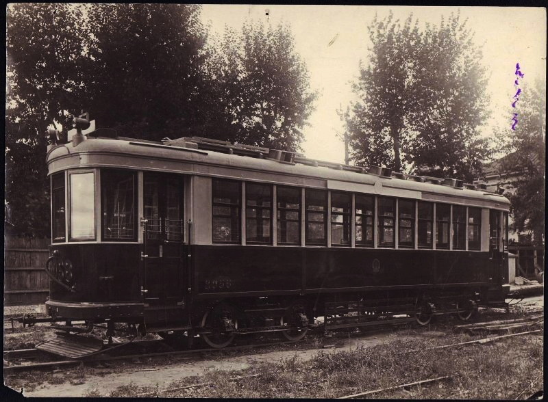 Москва, КМ № 2058; Москва — Исторические фотографии — Трамвай и Троллейбус (1921-1945)