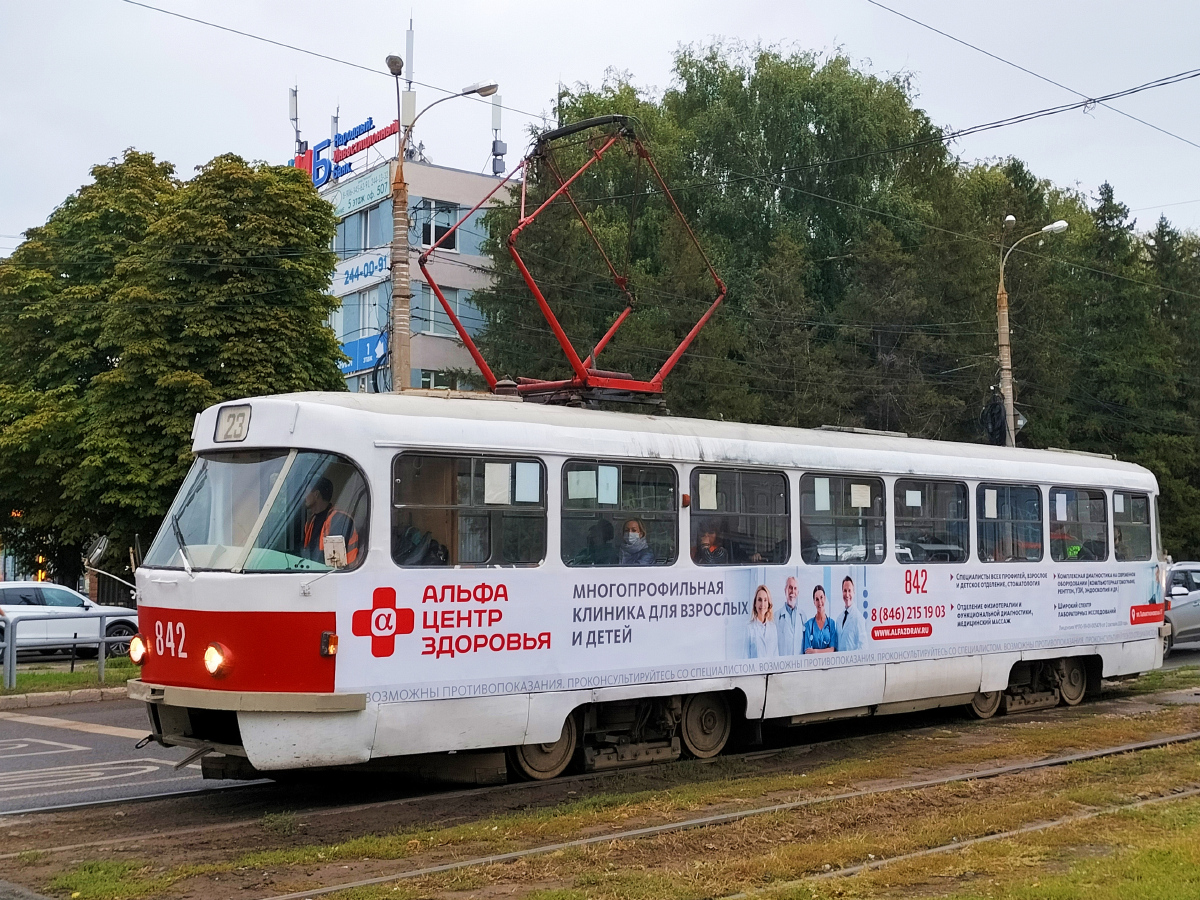 Самара, Tatra T3SU № 842