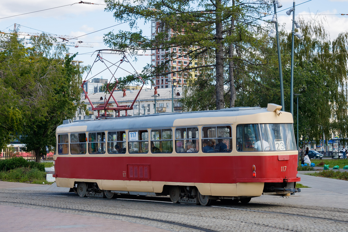 Екатеринбург, Tatra T3SU (двухдверная) № 117
