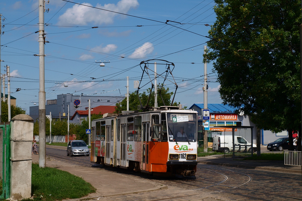 Львов, Tatra KT4D № 1162