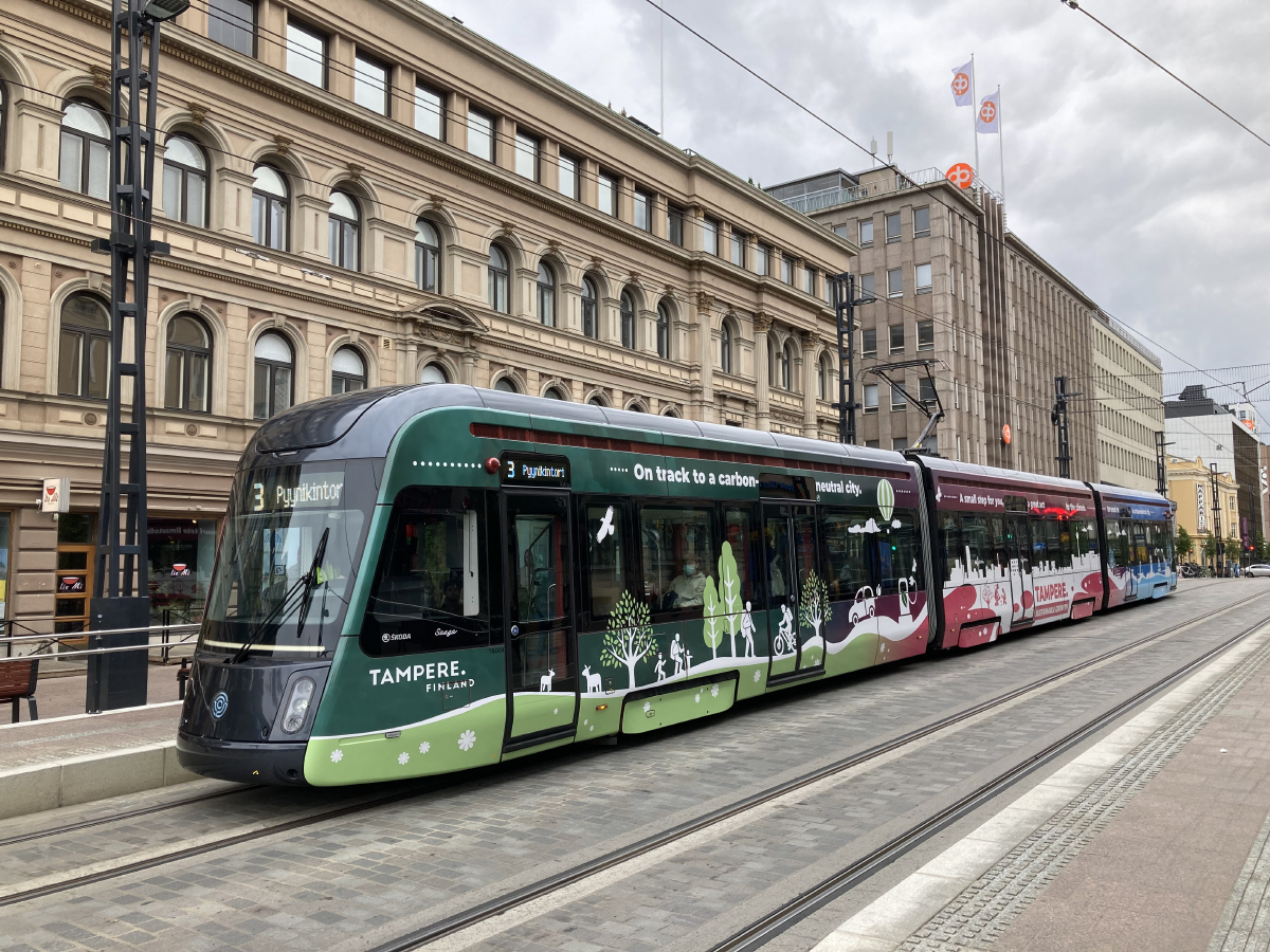 Tampere, Škoda ForCity Smart Artic X34 N°. TRO03