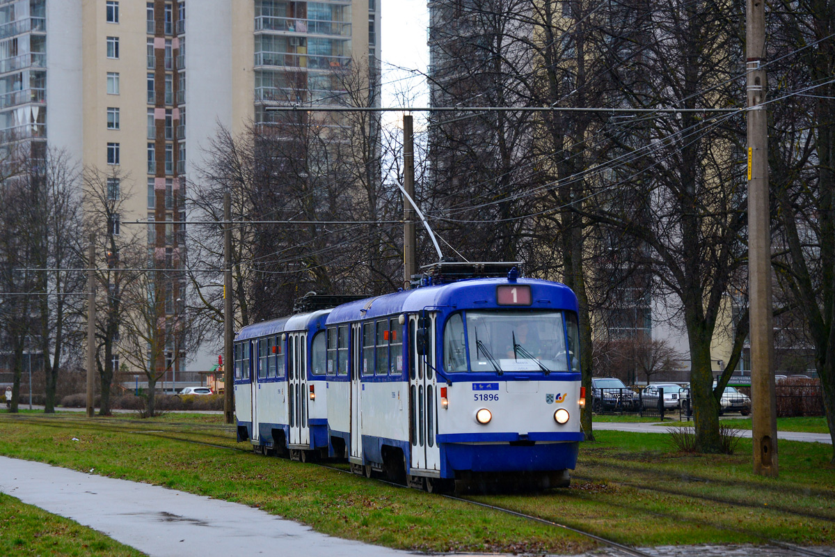 Рига, Tatra T3A № 51896