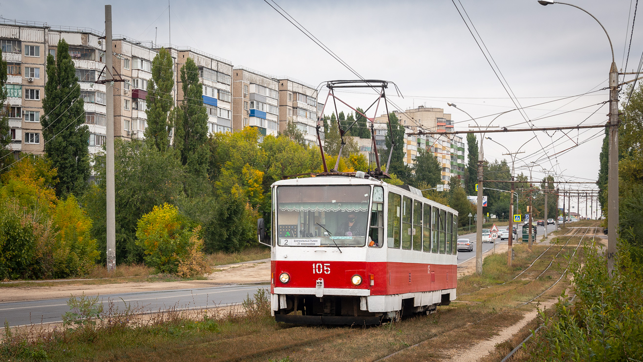 Lipetsk, Tatra T6B5SU № 105
