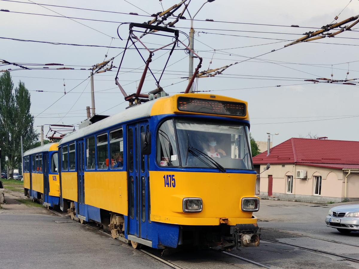 Днепр, Tatra T4D-M1 № 1475 Днепр, Tatra T4D-M1 № 1475