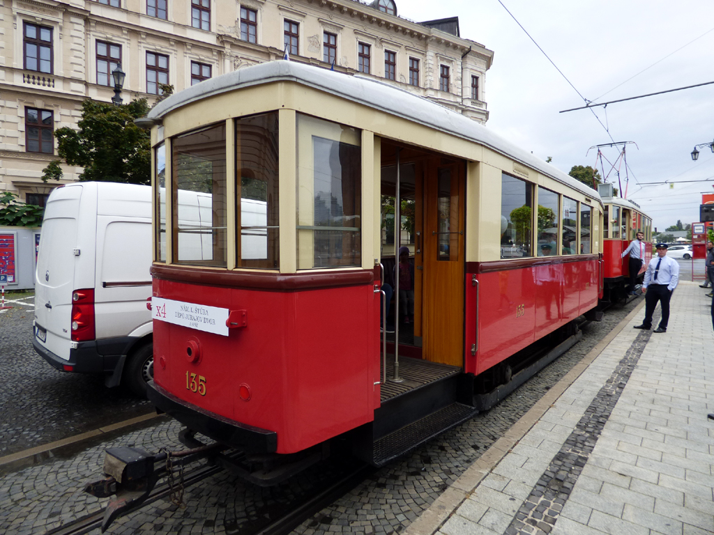 Bratislava, SGP-DPMB 2-axle trailer car č. 135; Bratislava — Deň otvorených dverí v DPB 2021