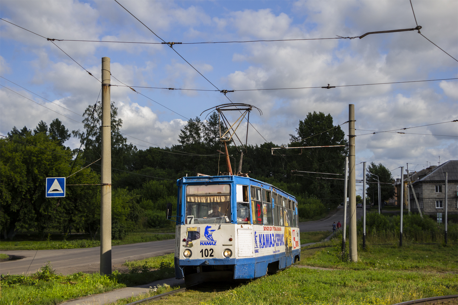 Prokopyevsk, 71-605 (KTM-5M3) № 102 Prokopyevsk, 71-605 (KTM-5M3) № 102