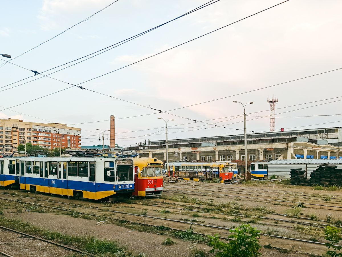 Уфа, 71-608К № 1040; Уфа, РВЗ-6М2 № 1097