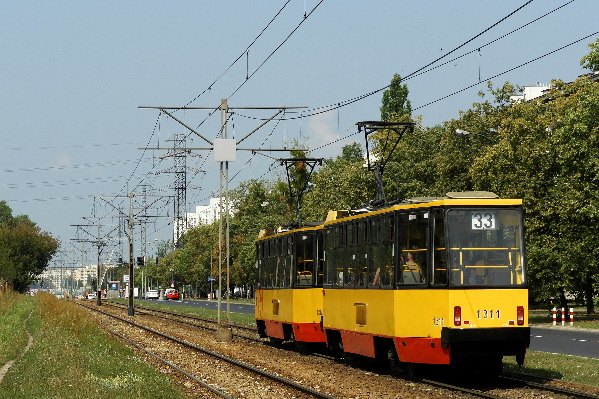Варшава, Konstal 105Na № 1311