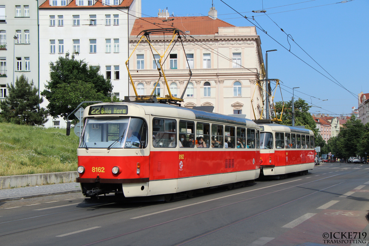 Прага, Tatra T3R.PV № 8162