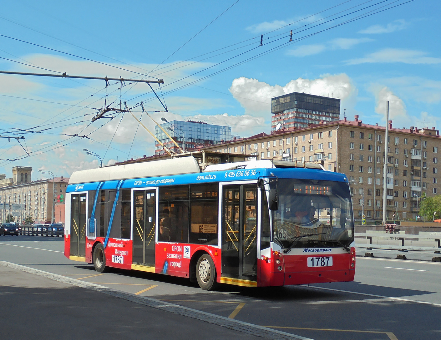 Москва, Тролза-5265.00 «Мегаполис» № 1787