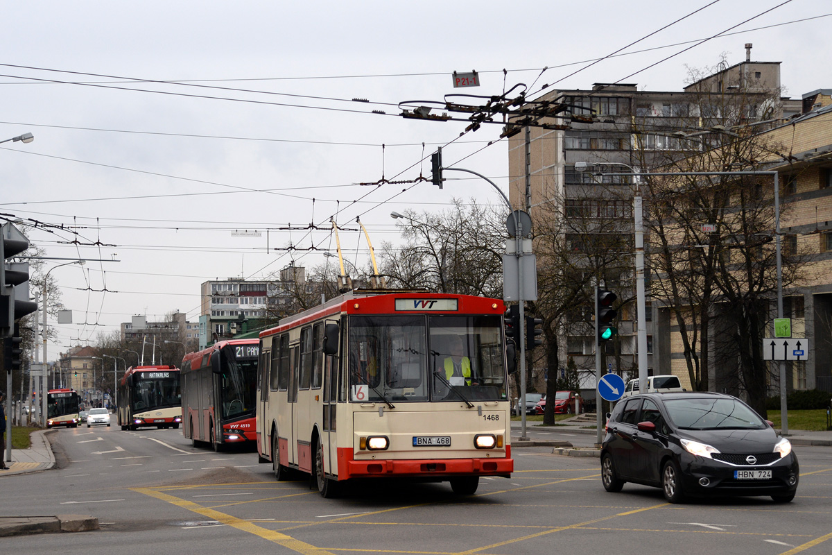 Вильнюс, Škoda 14Tr02/6 № 1468