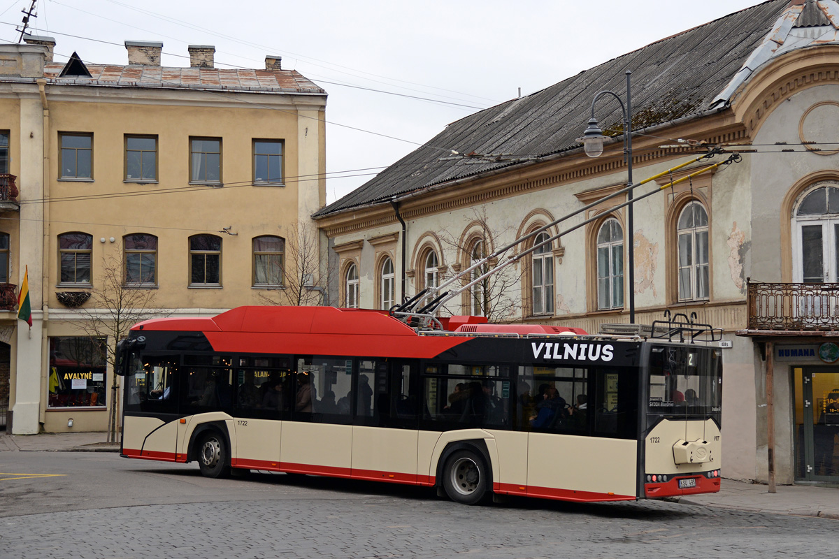 Вильнюс, Solaris Trollino IV 12 Škoda № 1722