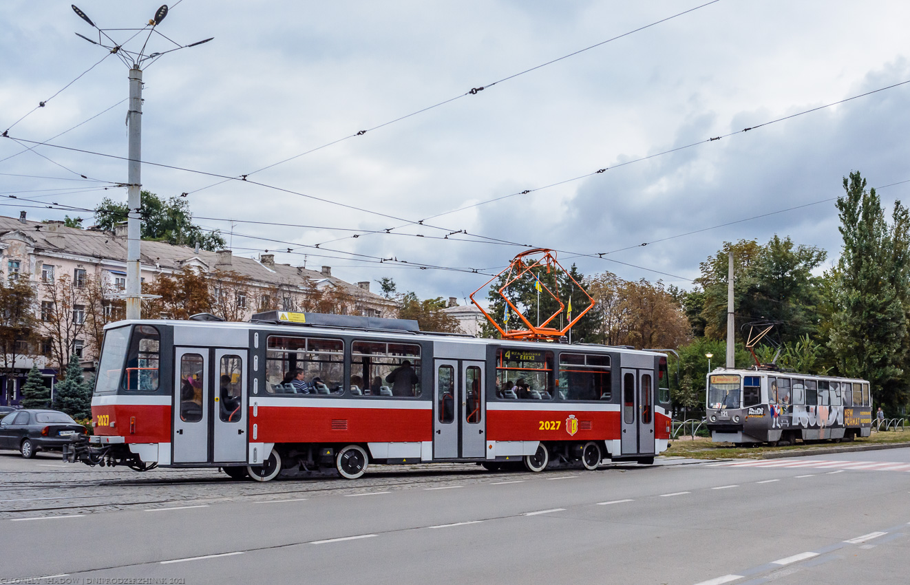 Kamieńskie, Tatra T6A5 Nr 2027