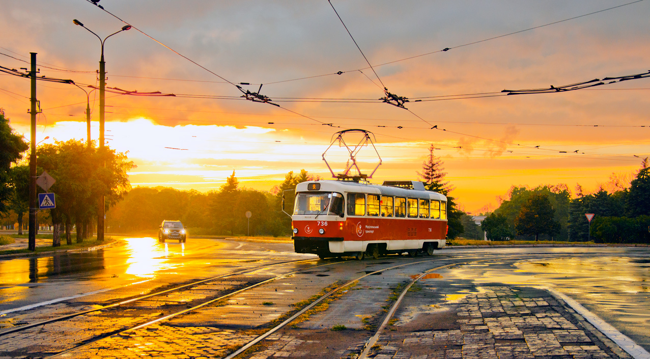 Мариуполь, Tatra T3A № 736