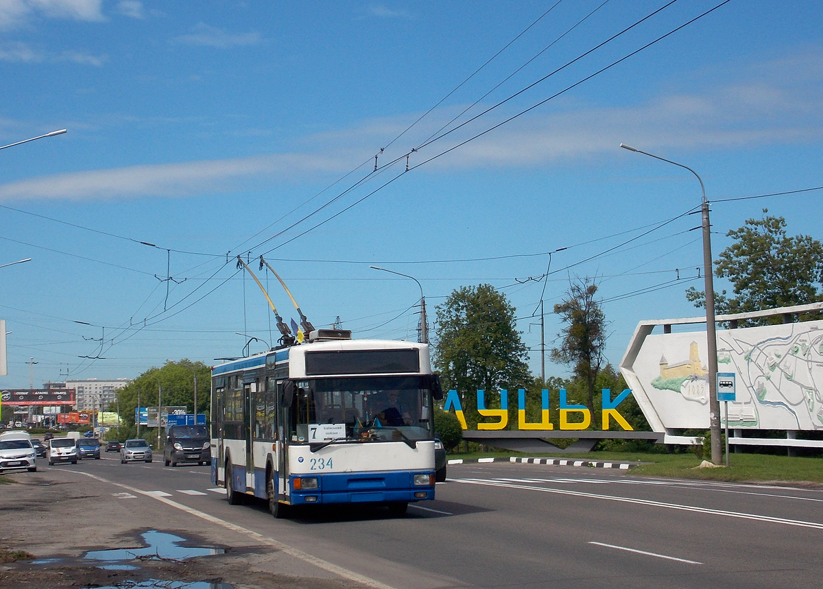 Luțk, Jelcz/PNTKM M121E Nr. 234; Luțk — Memorial Sunday, routes to Harazdzha Luțk, Jelcz/PNTKM M121E Nr. 234; Luțk — Memorial Sunday, routes to Harazdzha