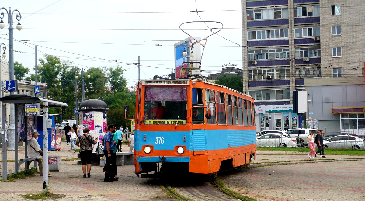Хабаровск, 71-605 (КТМ-5М3) № 376