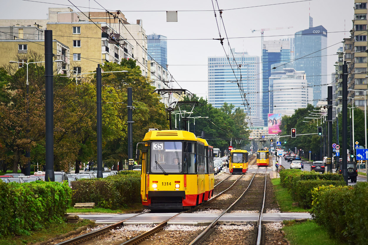 Варшава, Konstal 105Na № 1314