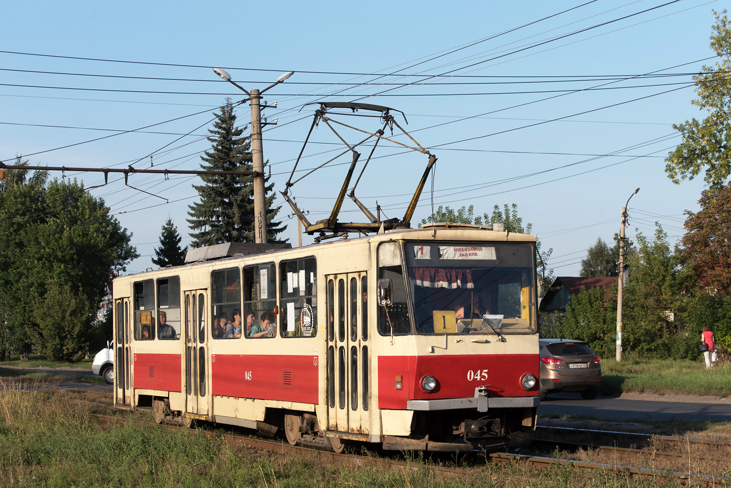 Курск, Tatra T6B5SU № 045