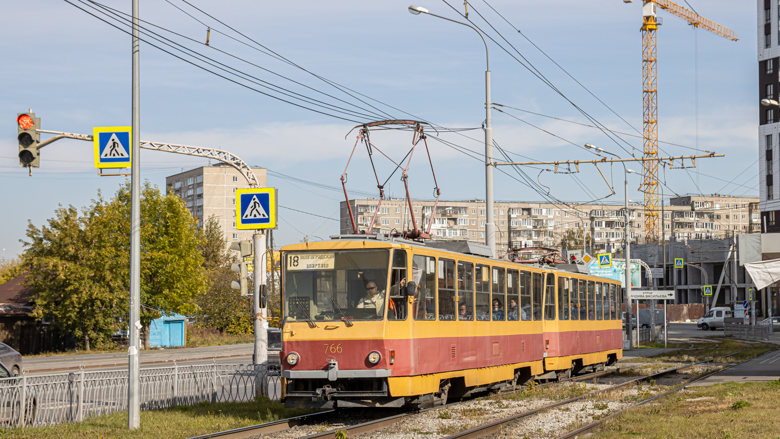 Екатеринбург, Tatra T6B5SU № 766