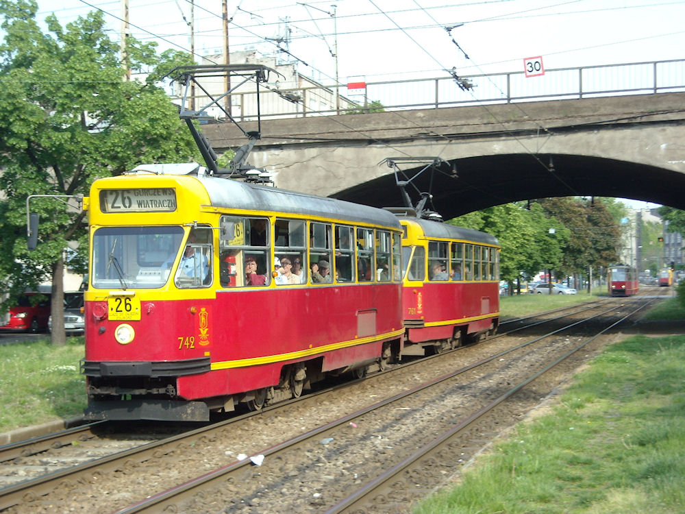 Варшава, Konstal 13N № 742