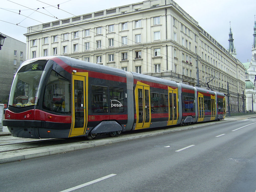 Warsaw, PESA Tramicus 120N № 3102