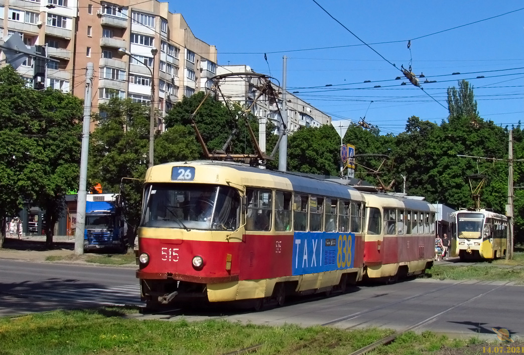 Харьков, Tatra T3SU № 515 Харьков, Tatra T3SU № 515