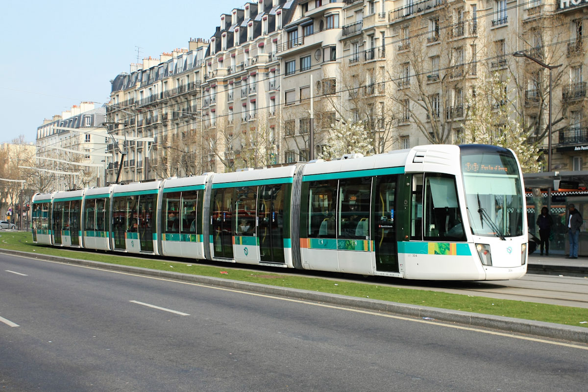 Париж -  Версаль -  Ивелин, Alstom Citadis 402 № 304