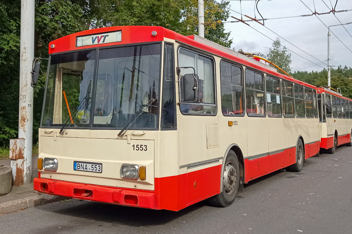 Вильнюс, Škoda 14Tr89/6 № 1553