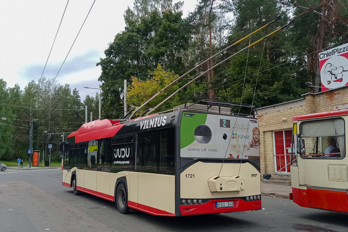 Вильнюс, Solaris Trollino IV 12 Škoda № 1721