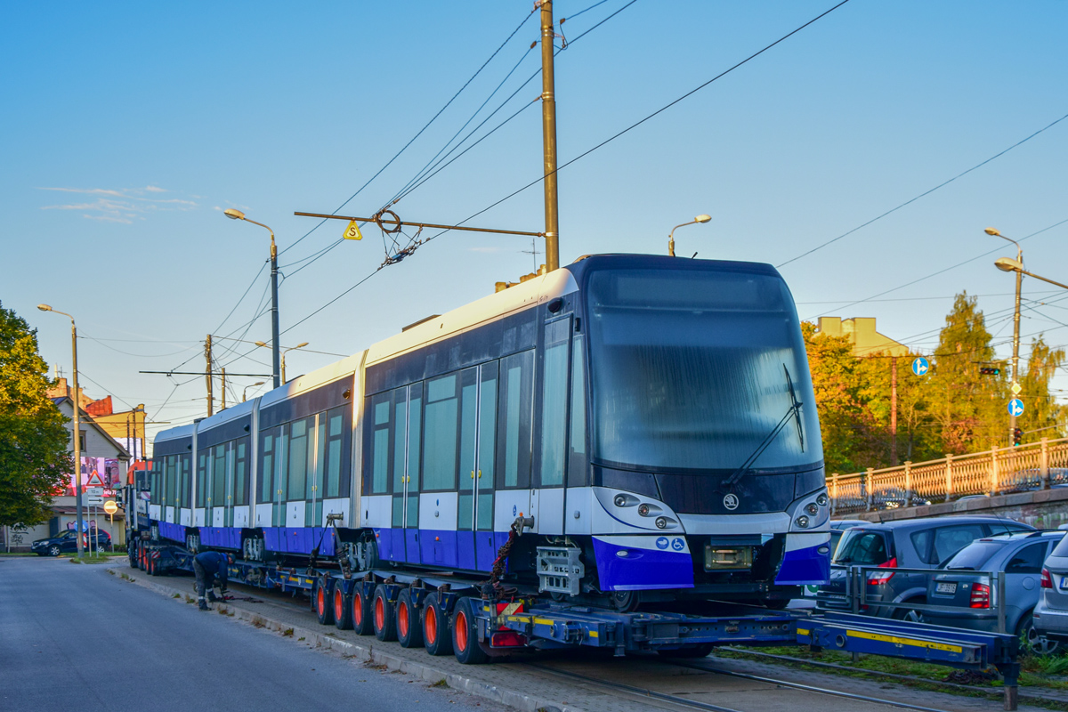 Рига, Škoda 15T2А ForCity Alfa Riga № 58534; Рига — Транспортировка ПС