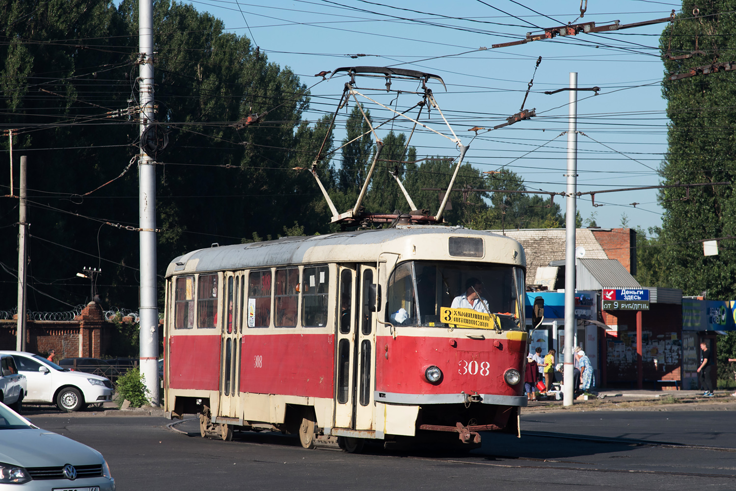Курск, Tatra T3SU № 308