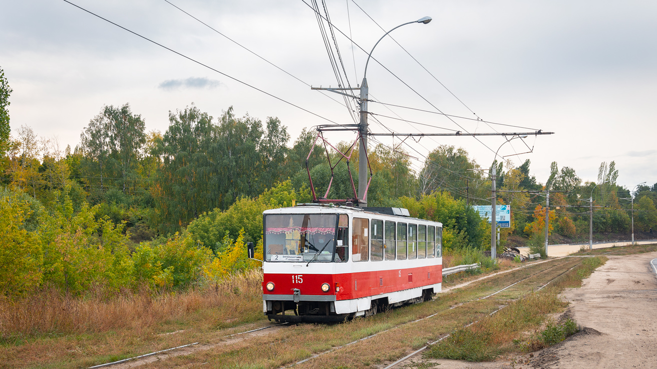 Липецк, Tatra T6B5SU № 115