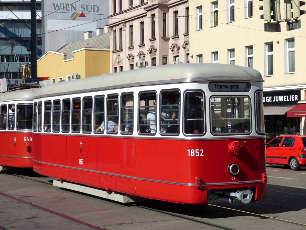 Vídeň, Gräf & Stift Type l3 č. 1852; Vídeň — Tramwaytag 2021