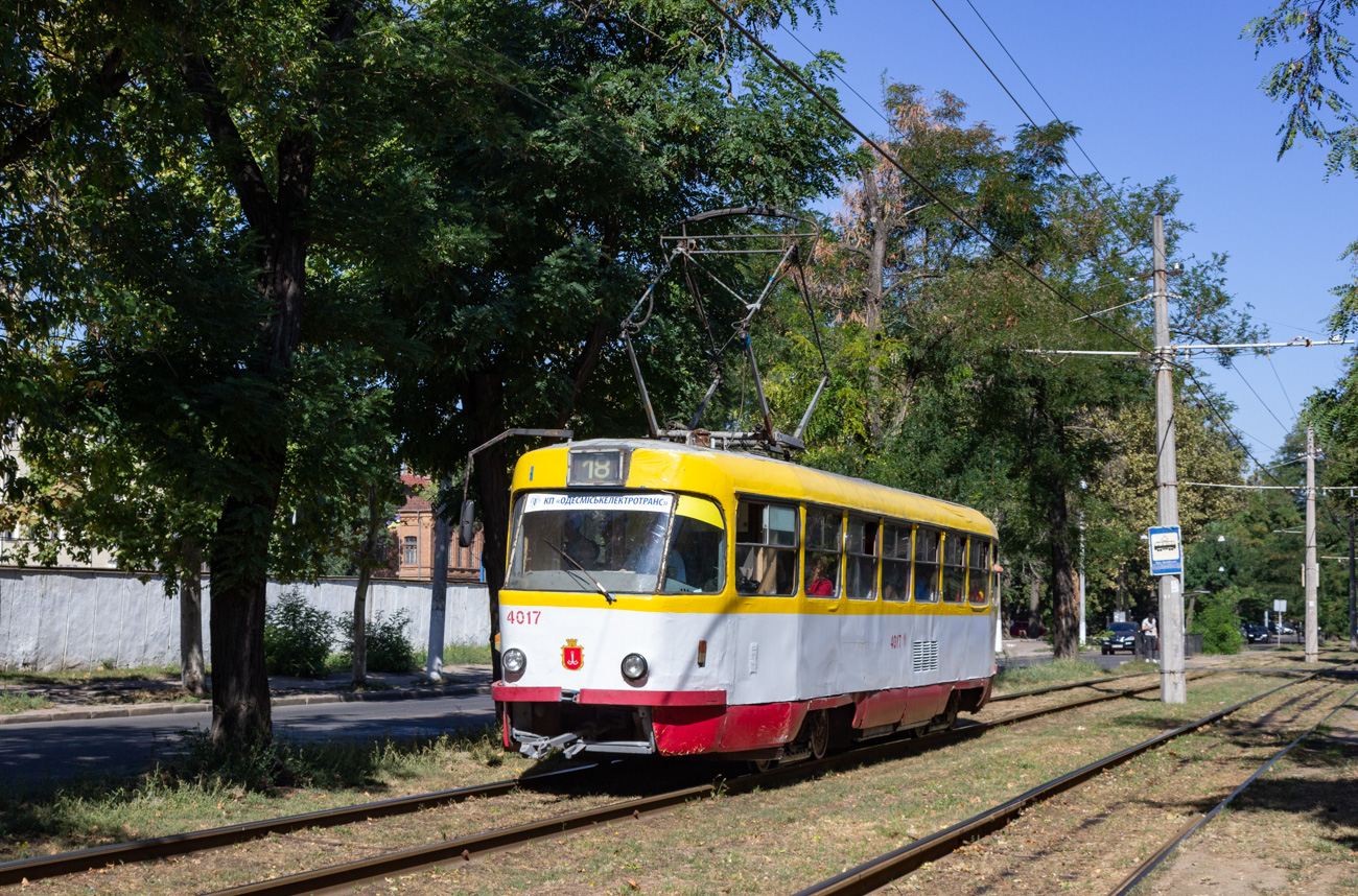 Одесса, Tatra T3R.P № 4017