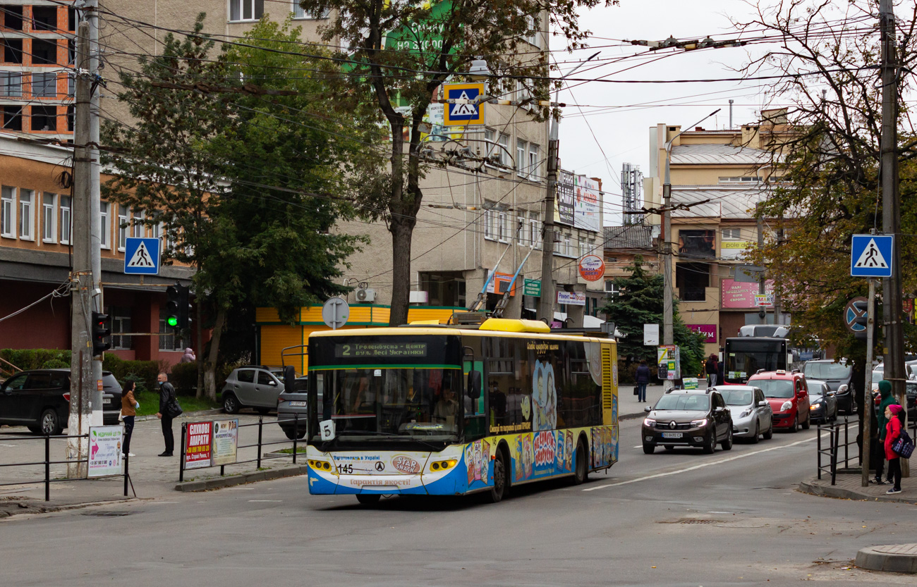 Тернополь, ЛАЗ E183D1 № 145