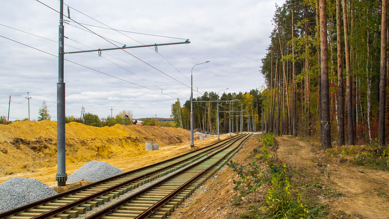 Yekaterinburg — The construction of a tram line Ekaterinburg — Verhnyaya Pyshma; Verkhniaya Pyshma — The construction of a tram line Ekaterinburg — Verhnyaya Pyshma